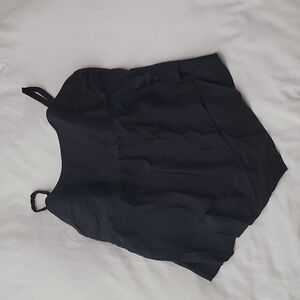 Swim by Cacique Black Tankini size 22